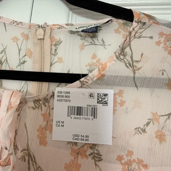 AE Long-Sleeve Ruffle Romper - Picture 5 of 6